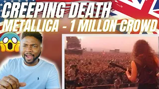 🇬🇧 BRIT Reacts To METALLICA CREEPING DEATH - 1 MILLION CROWD!