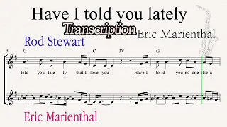 Eric Marienthal - Have I Told You Lately (Transcription)