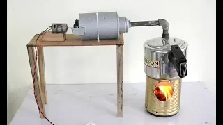 How to Make Steam Power Generator at Home - a Cool Science Project