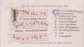 "Je vivrais ben content" ("Je vivroie liement", version québécoise) - Guillaume de Machaut