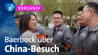 China-Reise: Baerbock zu Antrittsbesuch im Interview