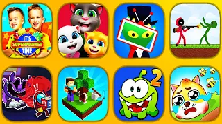 Count Master 3D,Mario,Tom Friends,Find the Alien,Stickman,Cut the Rope,Save the Doge,Vlad and Niki