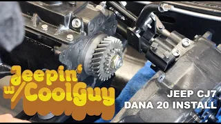 Jeep CJ7 Dana 20 Transfer Case Install