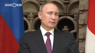 Владимир Путин выступил по итогам переговоров с премьер-министром Японии