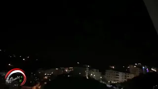 видео ракетной атаки на Дамаск