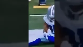 Byron jones pops his dislocated knee back and place and continues to play