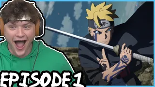 BORUTO VS KAWAKI? || WHERE IS NARUTO?! || Boruto REACTION: Episode 1