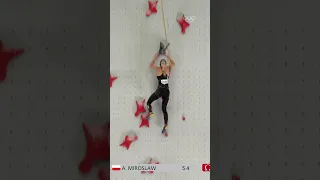 Aleksandra Miroslaw at Tokyo 2020... Literally spiderwoman.🕷#OlympicQualifierSeries