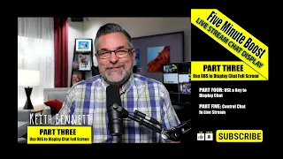 Use OBS to Display Chat Full Screen Live: Part Three