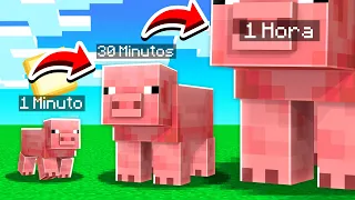 Minecraft MAS os MOBS CRESCEM a cada SEGUNDO! 😲