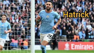 Mahrez VS Sheffield United_Hattrick 3x goals |HD