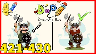 DOP Draw One Part Level 421 422 423 424 425 426 427 428 429 430 Solution or Walkthrough