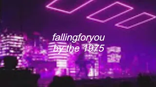 fallingforyou by the 1975 but you're in the bathroom at a party