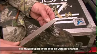 Ted Nugent Shares Fred Bear's Broadhead Chiseling Tip