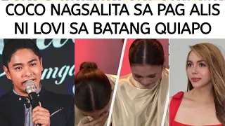 COCO MARTIN NAGSALITA NA SA PAG ALIS NI LOVI POE SA BATANG QUIAPO #cocojuls