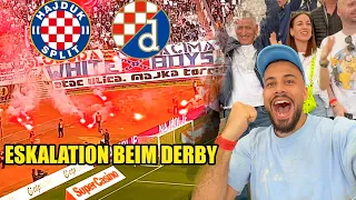Hajduk Split VS Dinamo Zagreb DERBY es eskaliert komplett!!