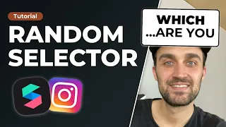 Random Selector - "Which Are You" Filter in Spark AR Studio Tutorial | Create Instagram Filter