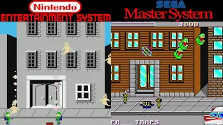 All NES Vs Master System Games Compared Side By Side