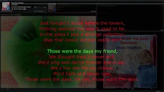 Mary Hopkin – Those Were the Days • song with karaoke/synchronized lyrics