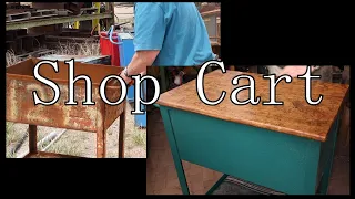 Transforming Trash into Treasure: Restoring an Old Rusty Shop Cart