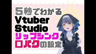 VtubeStudio母音対応口パク