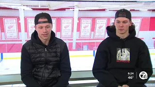 INTERVIEW: Red Wings rookies Lucas Raymond, Moritz Seider talk hot start, Calder hopes