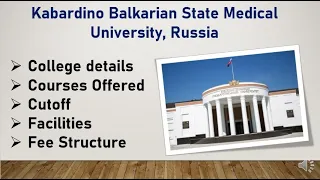 Kabardino Balkarian State Medical University Review 2022 in Tamil