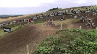 MXGP of Great Britain 2013 - Dean Ferris Crash - Motocross