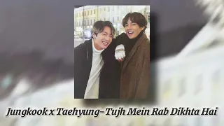 Jungkook x Taehyung-Tujh Mein Rab Dikhta Hai(AI Cover)