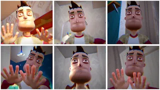 How Many time can I get JUMPSCARE by The Player in 1 Minute - Hello Neighbor Mod