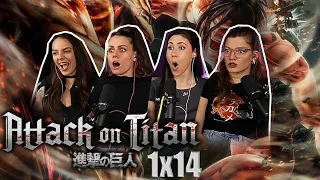 Attack on Titan 1x14: Can't Look Into His Eyes Yet: Eve of the Counterattack, Part 1 REACTION