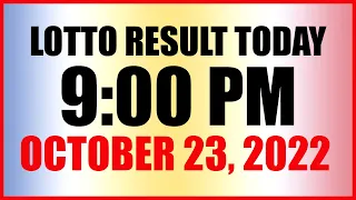 Lotto Result Today 9pm Draw October 23 2022 Swertres Ez2 Pcso