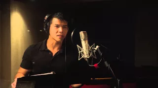 Allegiance || Telly Leung recording "What Makes A Man"