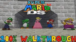 Super Mario 64 DS Full Game Walkthrough 100% (All 150 Stars)