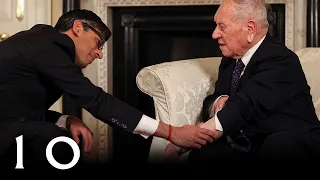 PM Rishi Sunak meets with the man who survived four concentration camps