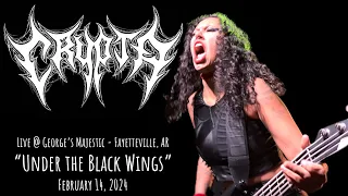 CRYPTA | Under The Black Wings | LIVE @ George's Majestic Lounge | 02.14.2024