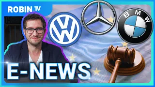 E-News: BMW, VW & Daimler Kartellstrafen? Ein neuer Superakku? und Faraday Future