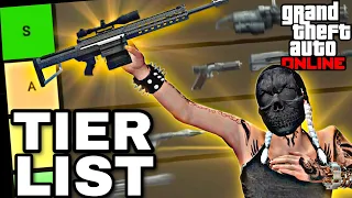 BEST PvP Weapon Tier List For GTA Online!