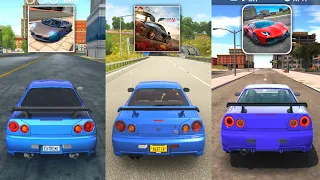 Nissan Skyline GTR R34 Top Speed - Extreme & Ultimate Car Driving Simulator & Forza Horizon 4