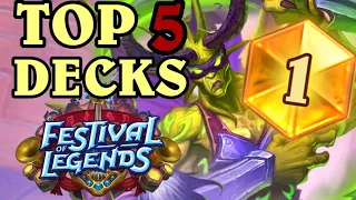 The BEST DECKS to HIT LEGEND and STAY LEGEND After Festival of Legends BUFFS!!! | Hearthstone