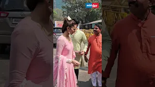 Rakul Preet & Jackky Bhagnani Visit Siddhivinayak To Seek Bappa's Blessing Ahead Of Their Wedding