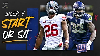 Week 4: MUST Start or Sit | Fantasy Lineup Advice + Surprising FLEX Options (2021 Fantasy Football)