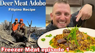 Deer Meat Adobo "Filipino Style" ~Freezer Meat Friday Ep. 1~