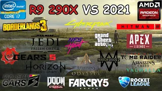 R9 290x Test in 17 Games in 2021