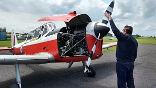 Real flight in a vintage RAF Chipmunk