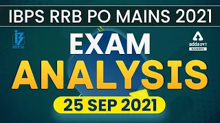 IBPS RRB PO Mains Exam Analysis 2021 | RRB PO Mains GA, English, Math, Reasoning Questions & Cut Off