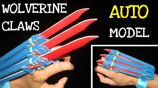 How to make Automatic Wolverine Claws | Wooden Sticks