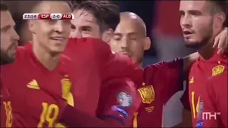 Spain vs Albania 3-0 All goals & Highlights (World Cup Qualifiers) 07-10-2017