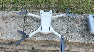 HOW TO REPAIR YOUR DRONE AFTER A WATER CRASH