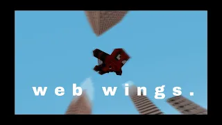 Spider-Man's Web Wings in Fisk Heroes Mod! (Minecraft)